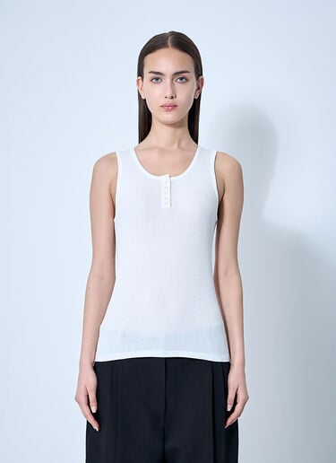 The Row Mansel Tank Top White row0260009