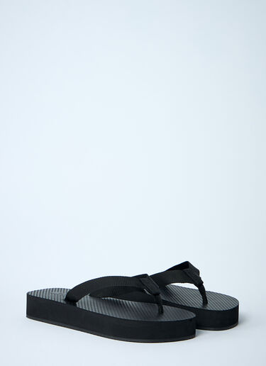 Dune Platform Thong Sandals The Row Dune Platform Thong Sandals Black row0260022