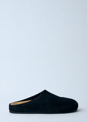 The Row Hugo Slides Black row0260027