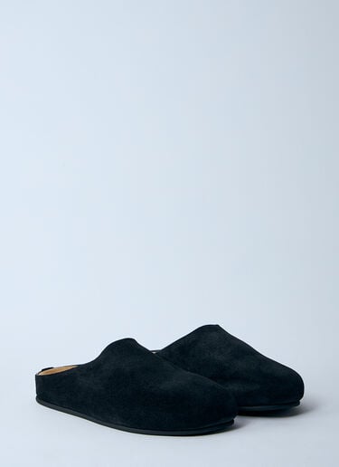 The Row Hugo Slides Black row0260027