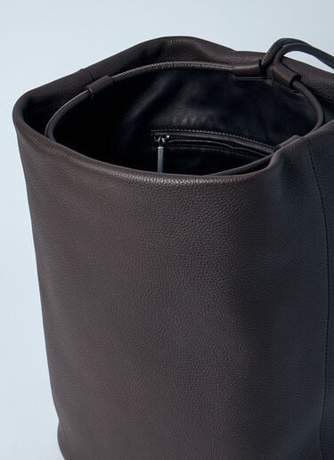 Joe Leather Backpack The Row Joe Leather Backpack Brown row0260039