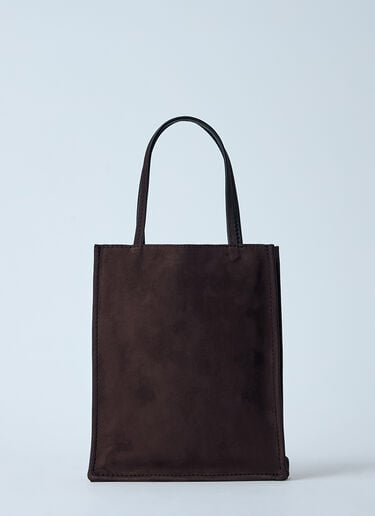 The Row Small To Go Tote Bag Brown row0260047
