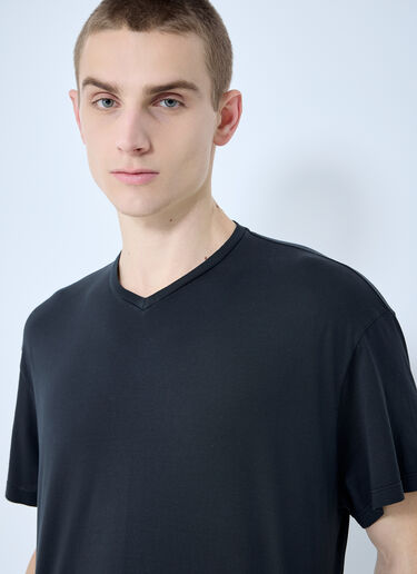 V Neck T-Shirt RIER V Neck T-Shirt Black rrr0160001