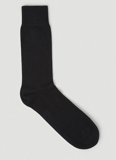 Embroidered Logo Socks Raf Simons x Fred Perry Embroidered Logo Socks Black rsf0147016