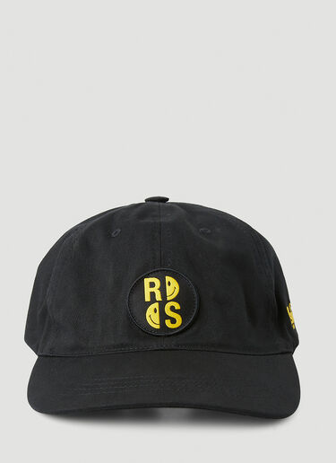 徽标贴饰棒球帽 Raf Simons x Smiley 徽标贴饰棒球帽 黑色 rss0148032