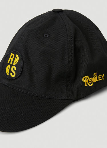 徽标贴饰棒球帽 Raf Simons x Smiley 徽标贴饰棒球帽 黑色 rss0148032