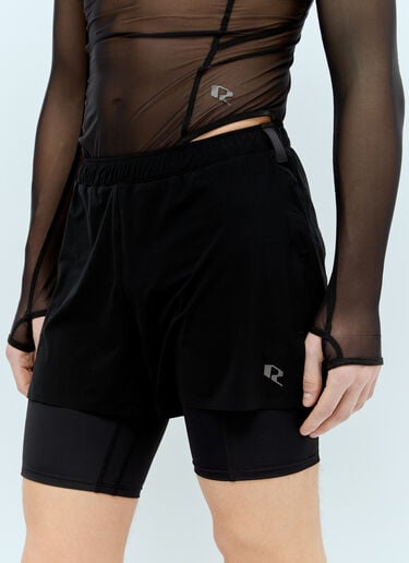 RUNNING ORDER Adasi 8 Double Liner Shorts Black run0356008