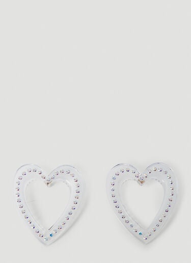 ビッグハート ピアス SAFSAFU ビッグハート ピアス 透明 saf0251001