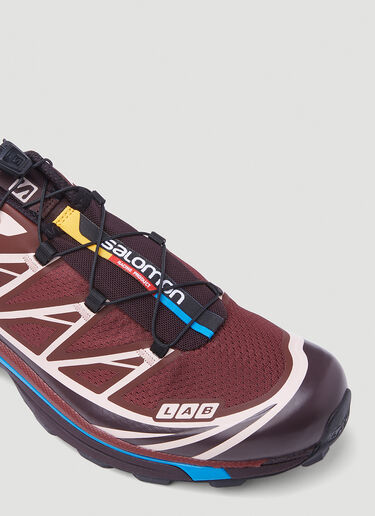 Salomon XT-6 어드밴스드 메시 스니커즈 버건디 sal0346011