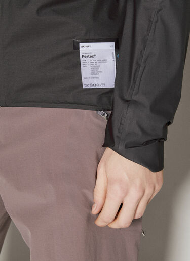 Satisfy Pertex® 3L Fly Rain Jacket Black sat0155010