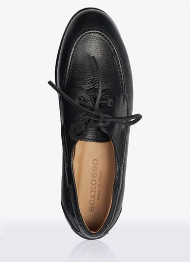 Scarosso Ginevra Grain Loafers Black scr0258020
