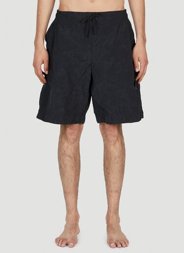 Stone Island Shadow Project 罗盘贴饰泳裤 黑色 shd0152016