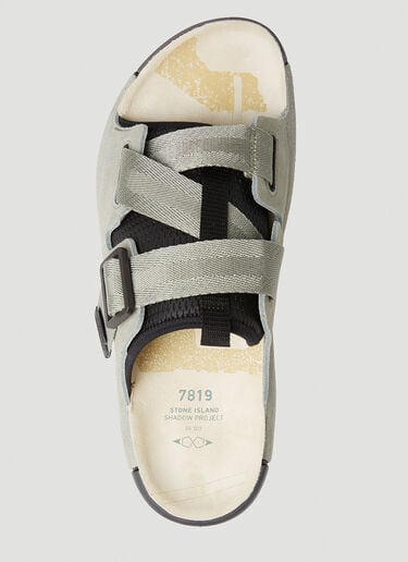Stone Island Shadow Project 테이프 샌들 그린 shd0152021
