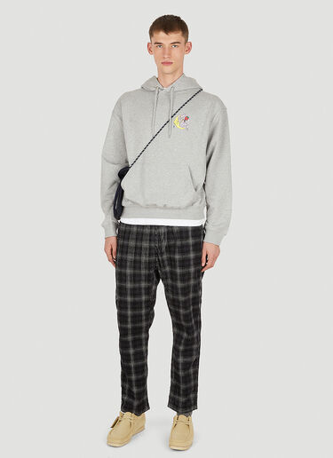 Sky High Farm Workwear 퍼레니얼 윌 쉘든 프린트 후드 스웻셔츠 그레이 skh0350017