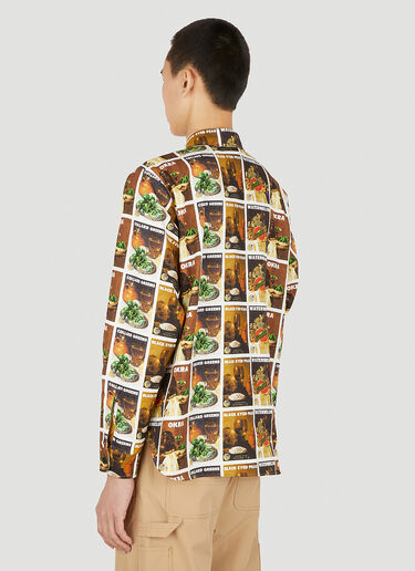 Sky High Farm Workwear x Denim Tears All Over Print Shirt Brown skh0350023