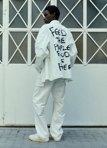 Alastair Mckimm Workwear Jacket Sky High Farm Workwear Alastair Mckimm Workwear Jacket White skh0354007