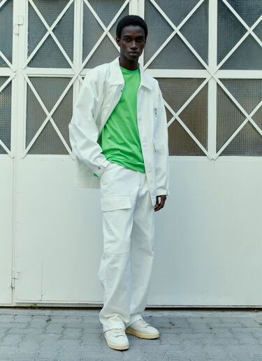 Sky High Farm Workwear 徽标贴饰 T 恤 绿色 skh0354009