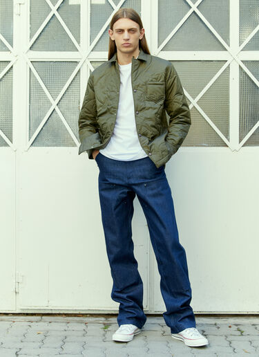 Sky High Farm Workwear 로고 프린트 티셔츠 화이트 skh0354010