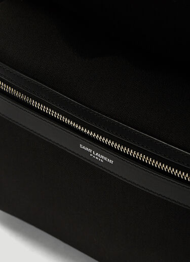 Saint Laurent City Canvas Backpack Black sla0138028