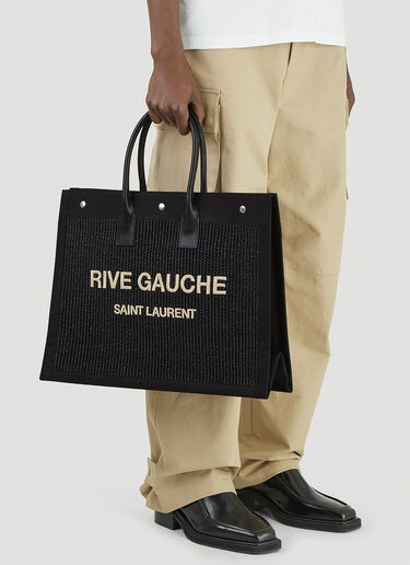 Rive Gauche 草编托特包 Saint Laurent Rive Gauche 草编托特包 米色 sla0143058