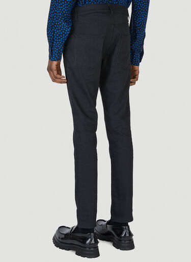 Saint Laurent Five-Pocket Skinny Jeans Black sla0147002