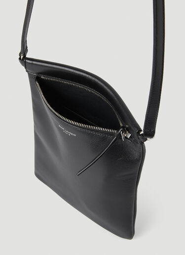 Saint Laurent Flat Crossbody Bag Black sla0147050