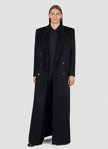 Cassandre 条纹真丝衬衫 Saint Laurent Cassandre 条纹真丝衬衫 黑色 sla0154018