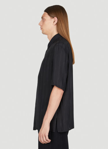 Cassandre 条纹真丝衬衫 Saint Laurent Cassandre 条纹真丝衬衫 黑色 sla0154018