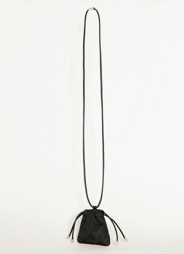 Saint Laurent Paris Mini Airpod Holder Pouch Black sla0154073