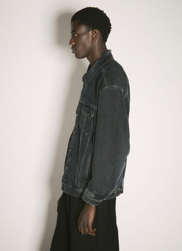 宽大牛仔夹克 Saint Laurent 宽大牛仔夹克 黑色 sla0156009