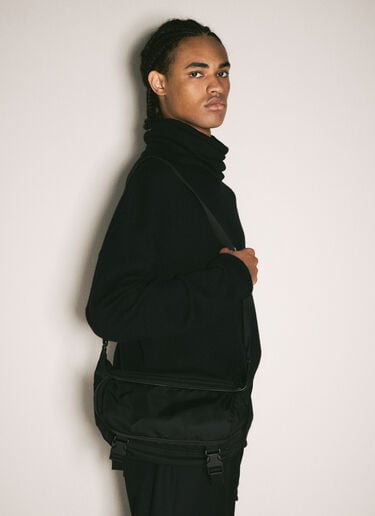 Logo Embroidery Crossobdy Bag Saint Laurent Logo Embroidery Crossobdy Bag Black sla0158023
