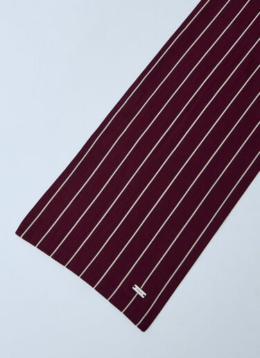 Saint Laurent Lavallière Scarf Brown sla0159020
