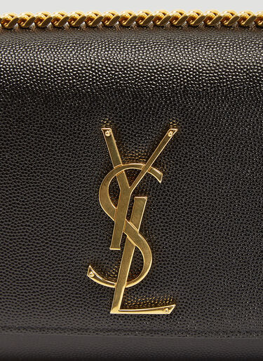 Kate Grain De Poudre Shoulder Chain Bag Saint Laurent Kate Grain De Poudre Shoulder Chain Bag Black sla0235026