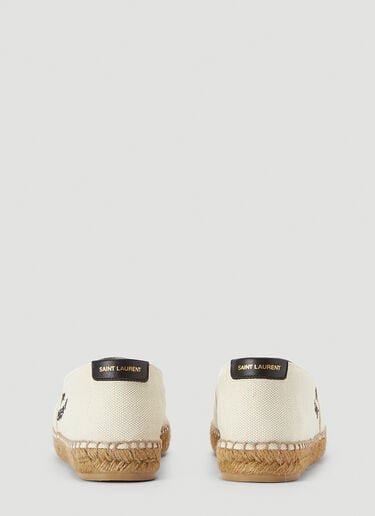 Logo Espadrilles Shoes Saint Laurent Logo Espadrilles Shoes White sla0239067