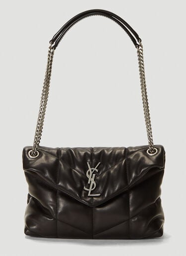 LouLou Puffer Medium Shoulder Bag Saint Laurent LouLou Puffer Medium Shoulder Bag Black sla0242021