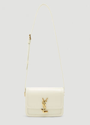 Saint Laurent Solferino Small Shoulder Bag Beige sla0243072