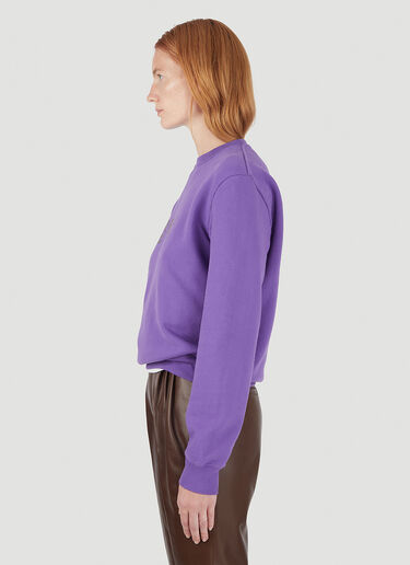 Saint Laurent 汉字徽标运动衫 紫色 sla0245031