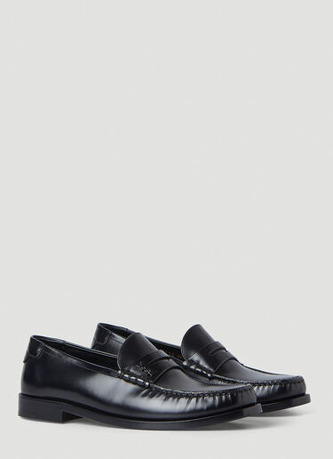 Logo Plaque LE Loafers Saint Laurent Logo Plaque LE Loafers Black sla0245160
