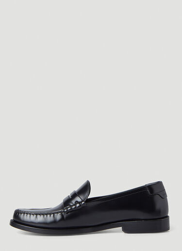 Logo Plaque LE Loafers Saint Laurent Logo Plaque LE Loafers Black sla0245160