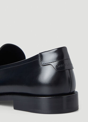 Logo Plaque LE Loafers Saint Laurent Logo Plaque LE Loafers Black sla0245160