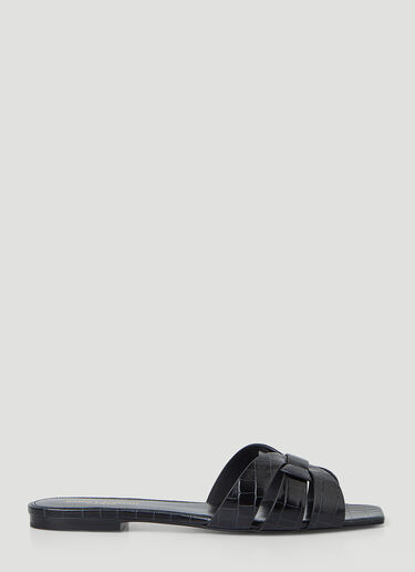 Saint Laurent Nu Pieds Slides Black sla0245161