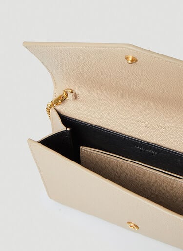 Uptown Chain Shoulder Bag Saint Laurent Uptown Chain Shoulder Bag Beige sla0247122