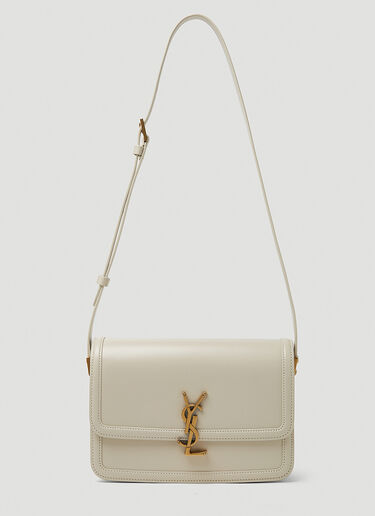 Saint Laurent Solferino Medium Shoulder Bag Cream sla0248037