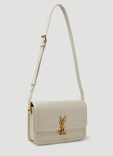 Saint Laurent Solferino Medium Shoulder Bag Cream sla0248037