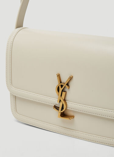 Saint Laurent Solferino Medium Shoulder Bag Cream sla0248037