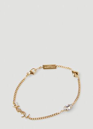 Saint Laurent Monogram Bracelet Gold sla0248080