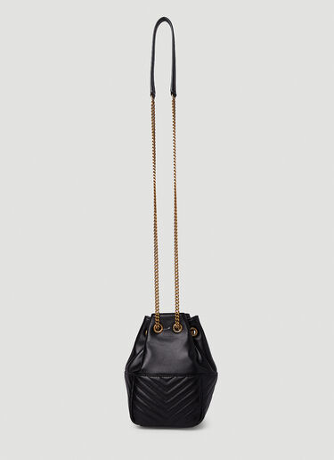 Saint Laurent Joe Bucket Mini Shoulder Bag Black sla0249205