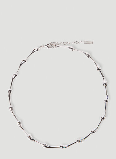 大号水滴手镯 Saint Laurent 大号水滴手镯 银色 sla0249247