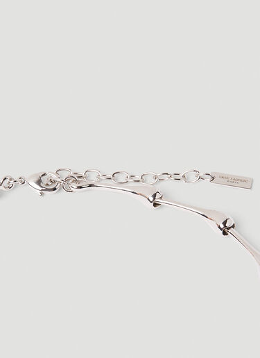 大号水滴手镯 Saint Laurent 大号水滴手镯 银色 sla0249247
