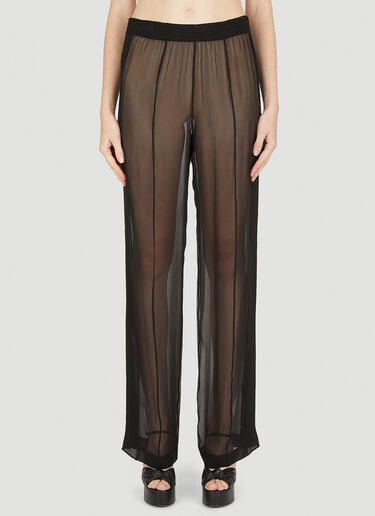 시어 팬츠 Saint Laurent 시어 팬츠 블랙 sla0250006